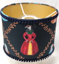 Load image into Gallery viewer, Boleyn Birds Drum - Gold Interior - 8" top, 8" bottom, 6" high