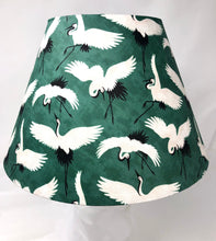Load image into Gallery viewer, Green Cranes - 12" Base x 6" high - White Interior