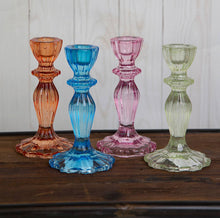 Charger l'image dans la galerie, Blue Glass Candlestick