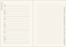 Charger l'image dans la galerie, Address pages.