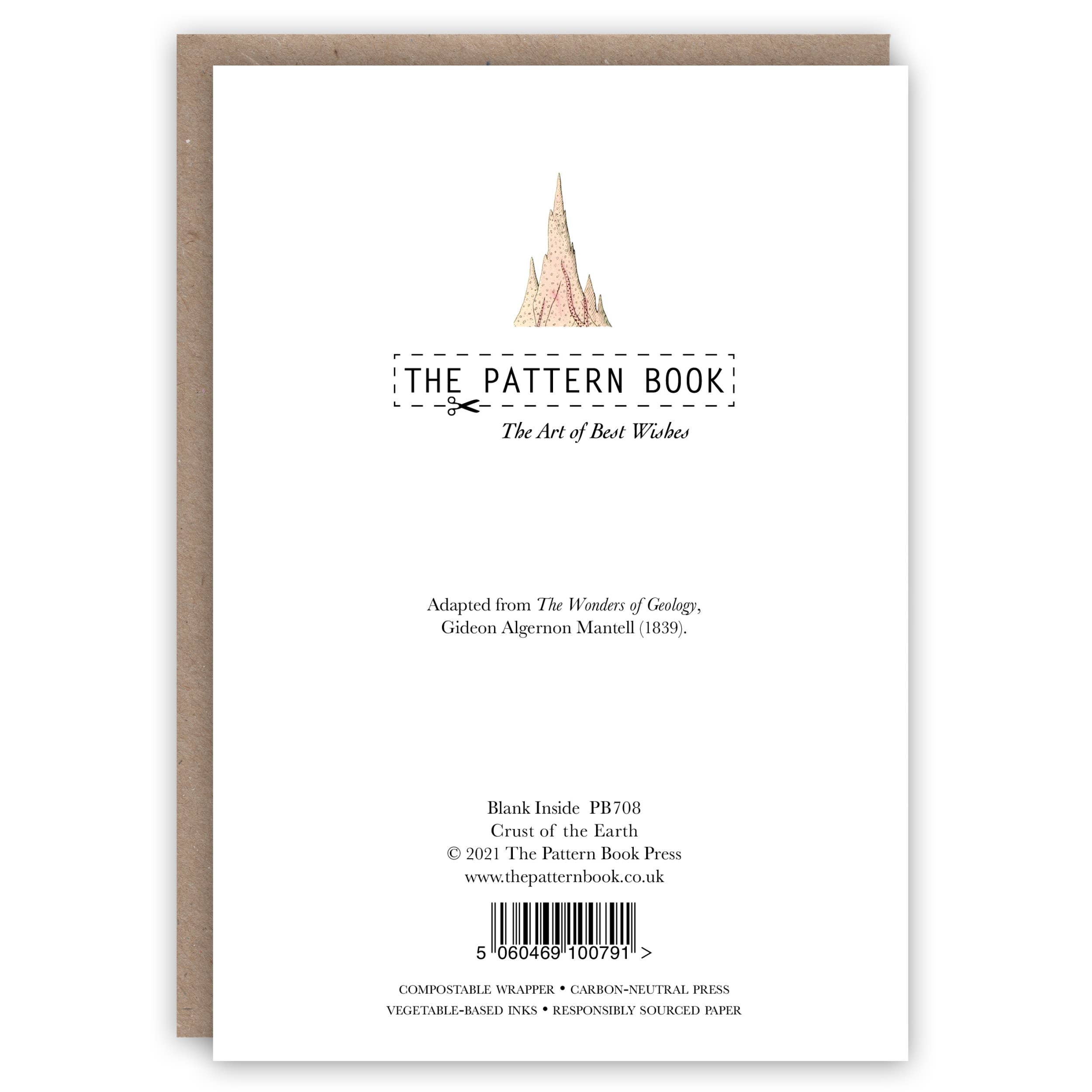 Crust of the Earth greeting card
