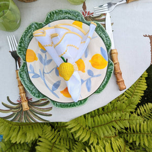 Palm Tree Green Round Tablecloth - 81"