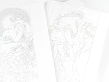 Load image into Gallery viewer, Alphonse Mucha Artists&#39; Colouring Book