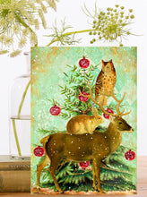 Load image into Gallery viewer, Hand Glittered Christmas Card