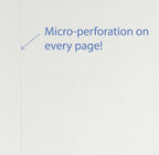 Example of Micro-perforation on every page. 