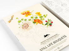 Load image into Gallery viewer, Still Life Bouquets Artists&#39; Colouring Book