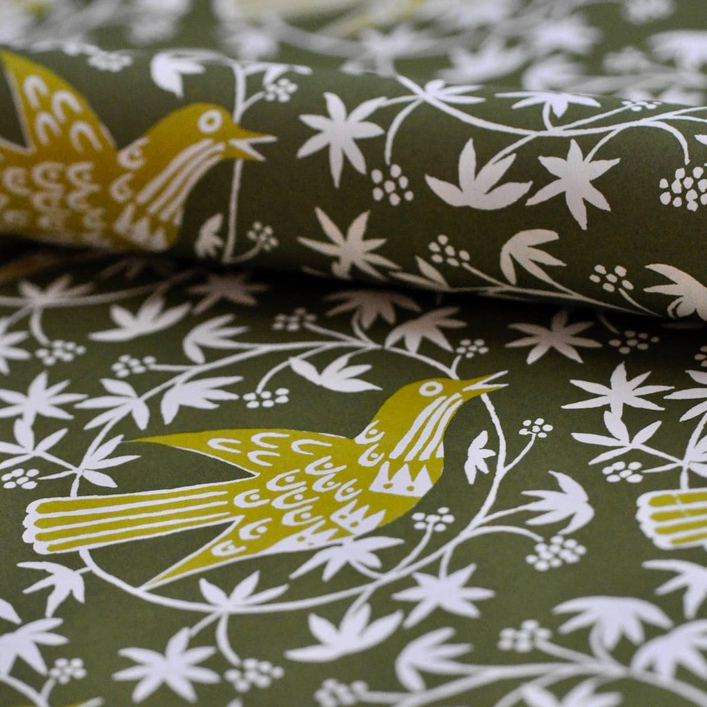 Patterned Paper Songbird Moss