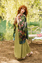 The Daydreamer Scarf w/ Sleeping Beauty, Florals & Rabbits
