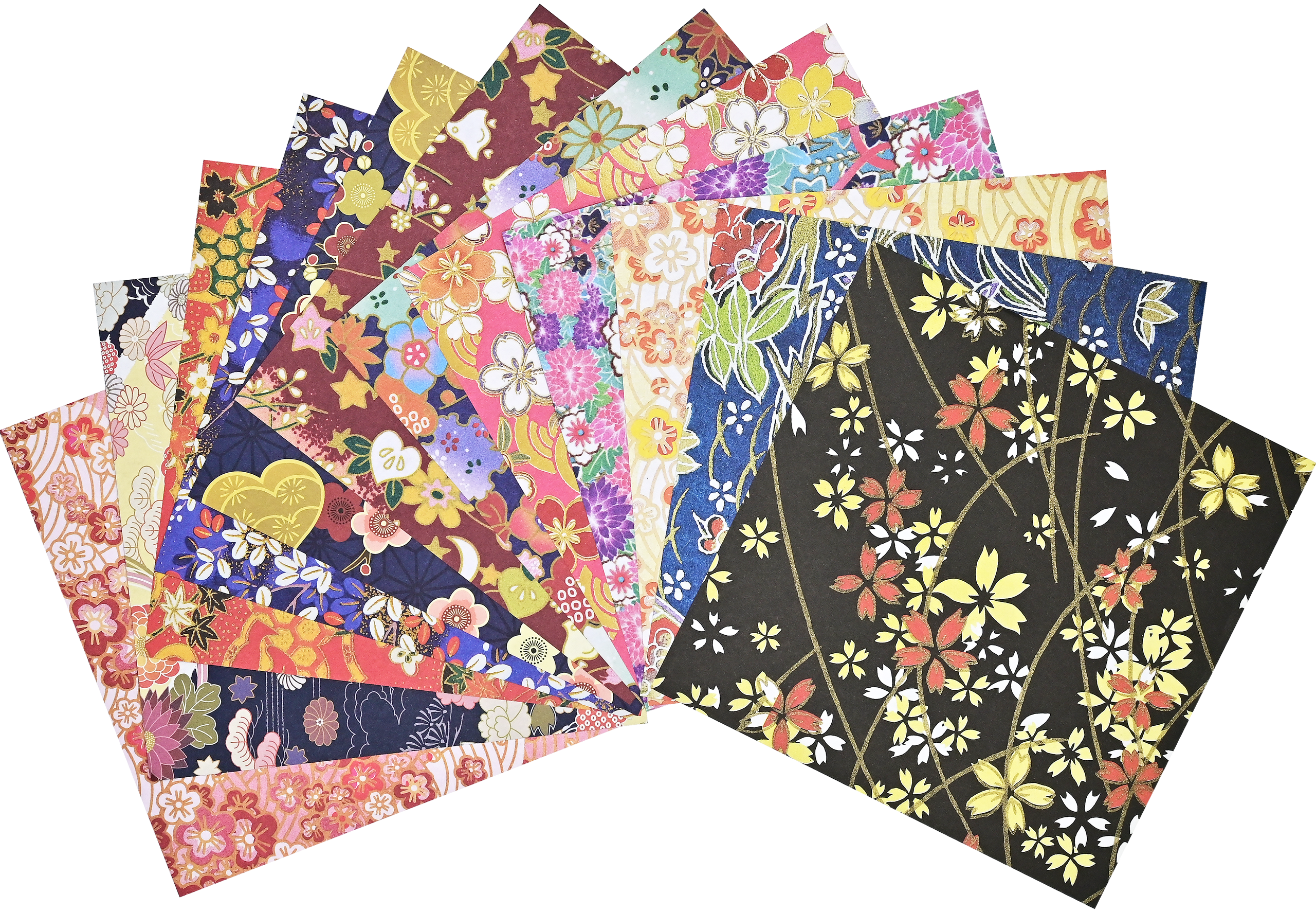 Motifs de papier origami Washi (500 feuilles)