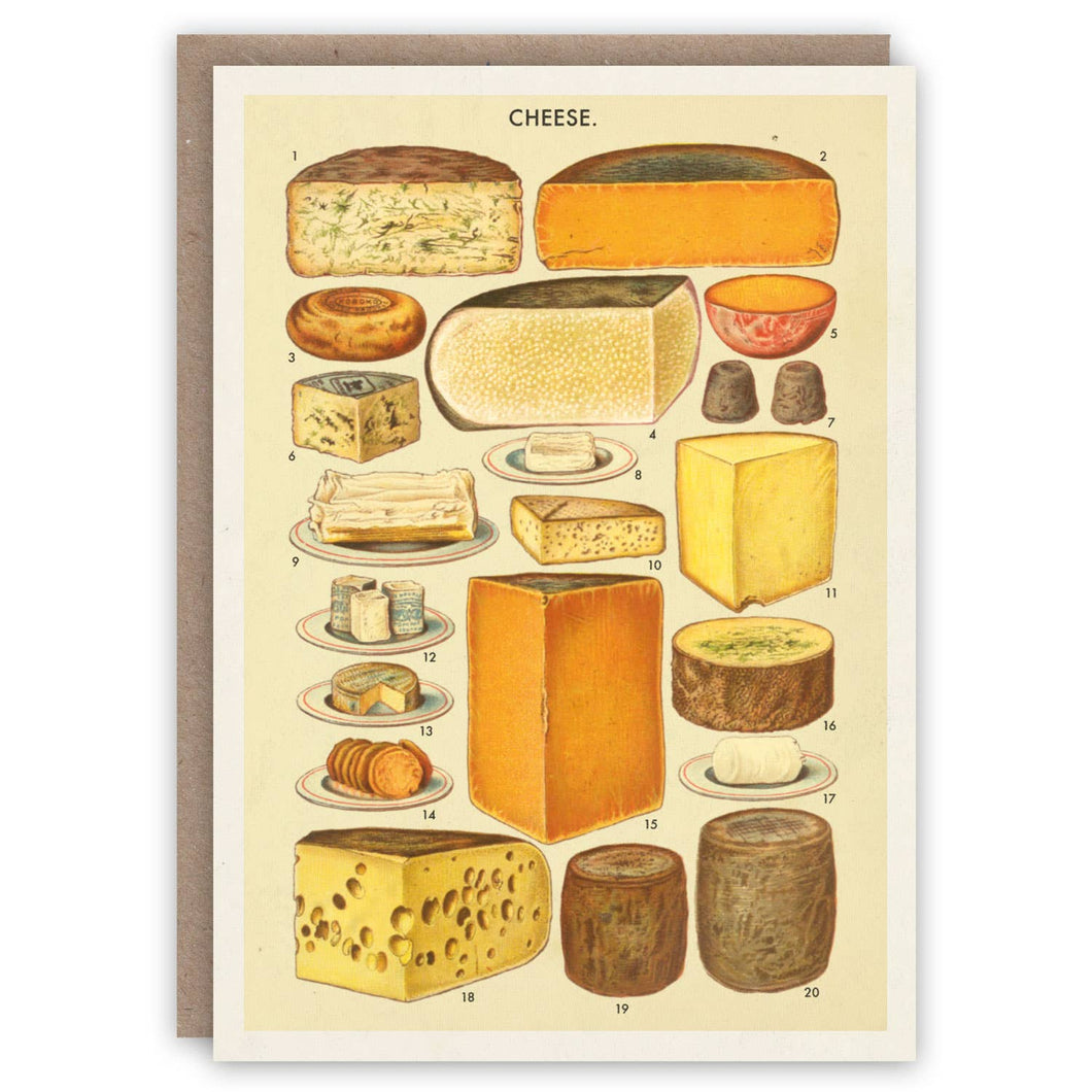 Cheese greeting card