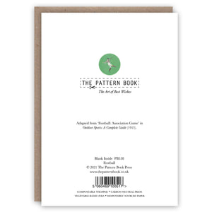 Football greeting card