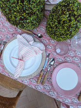 Load image into Gallery viewer, Pia Rectangular Dusty Pink Tablecloth: 180cm x 270cm (XL) 71&quot;x 106&quot;