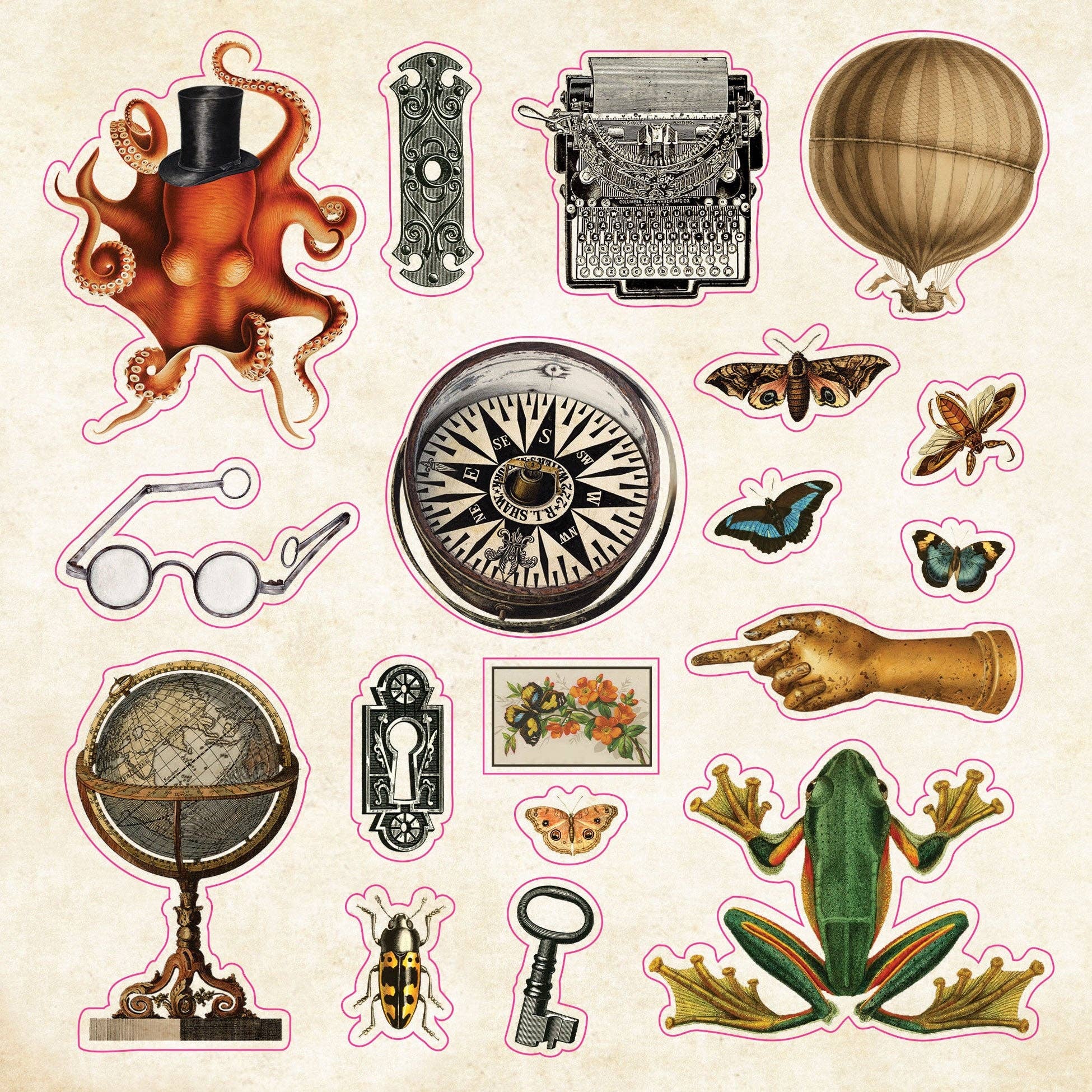 Le livre d'autocollants des curiosités