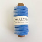 Flax & Twine 3/8" Velvet Ribbon - 10 Yards: Garnet