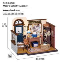 Load image into Gallery viewer, DIY Miniature House Kit: Mose&#39;s Detective Agency