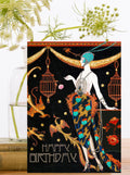 HB224P ~ Hand Glittered Birthday Card