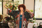 Flight of Fancy Opera Duster Kimono Robe Hummingbird