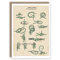 Scouting Knots greeting card
