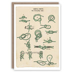 Scouting Knots greeting card