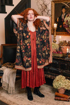 Heart of Gold Goddess Starduster Kimono w/ Sacred Heart