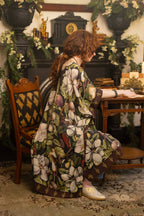 Fleur De Lune Goddess Starduster Kimono w/ Florals & Bees