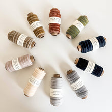 Load image into Gallery viewer, Flax &amp; Twine 3/8&quot; Velvet Ribbon - 10 Yards: Pewter