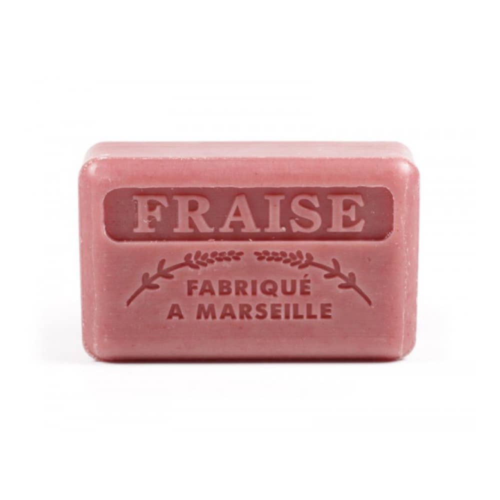 Strawberry - French soap with organic shea butter 125g
