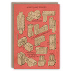 Joints and Splices greeting card