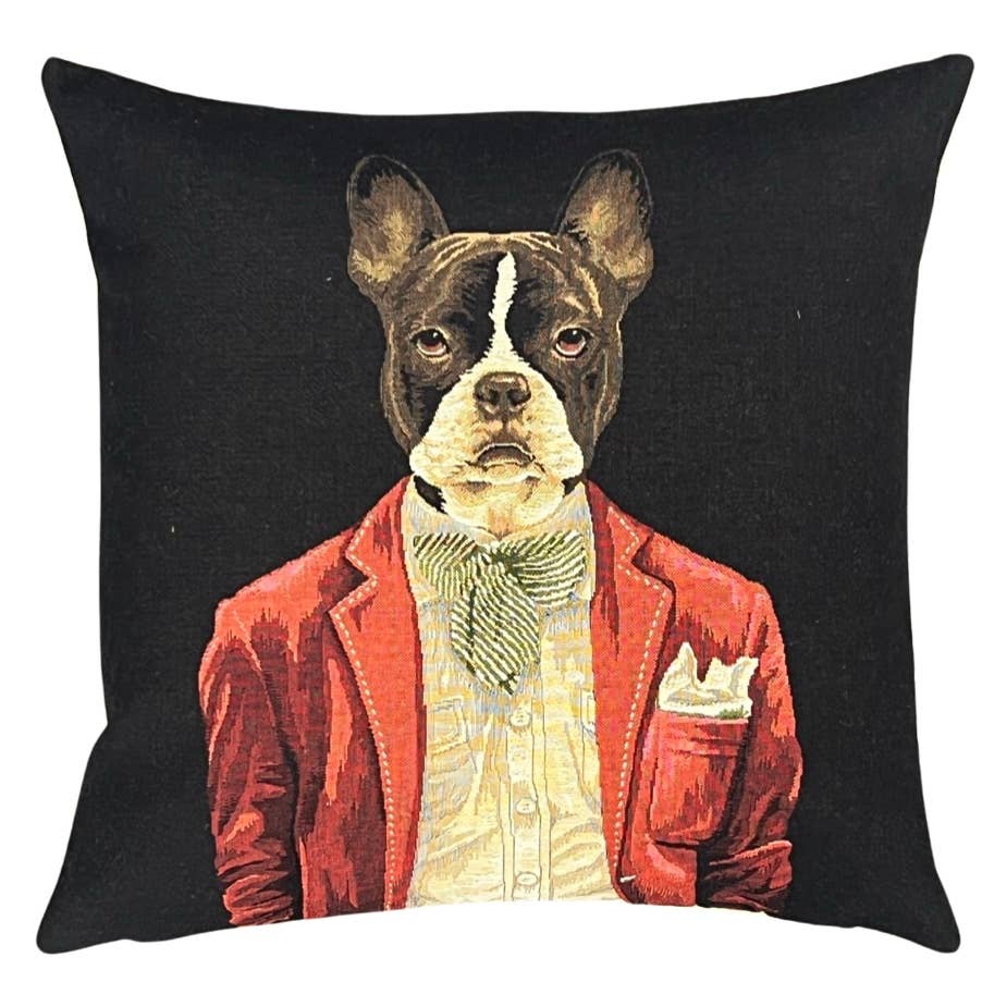 Boston terrier pillow