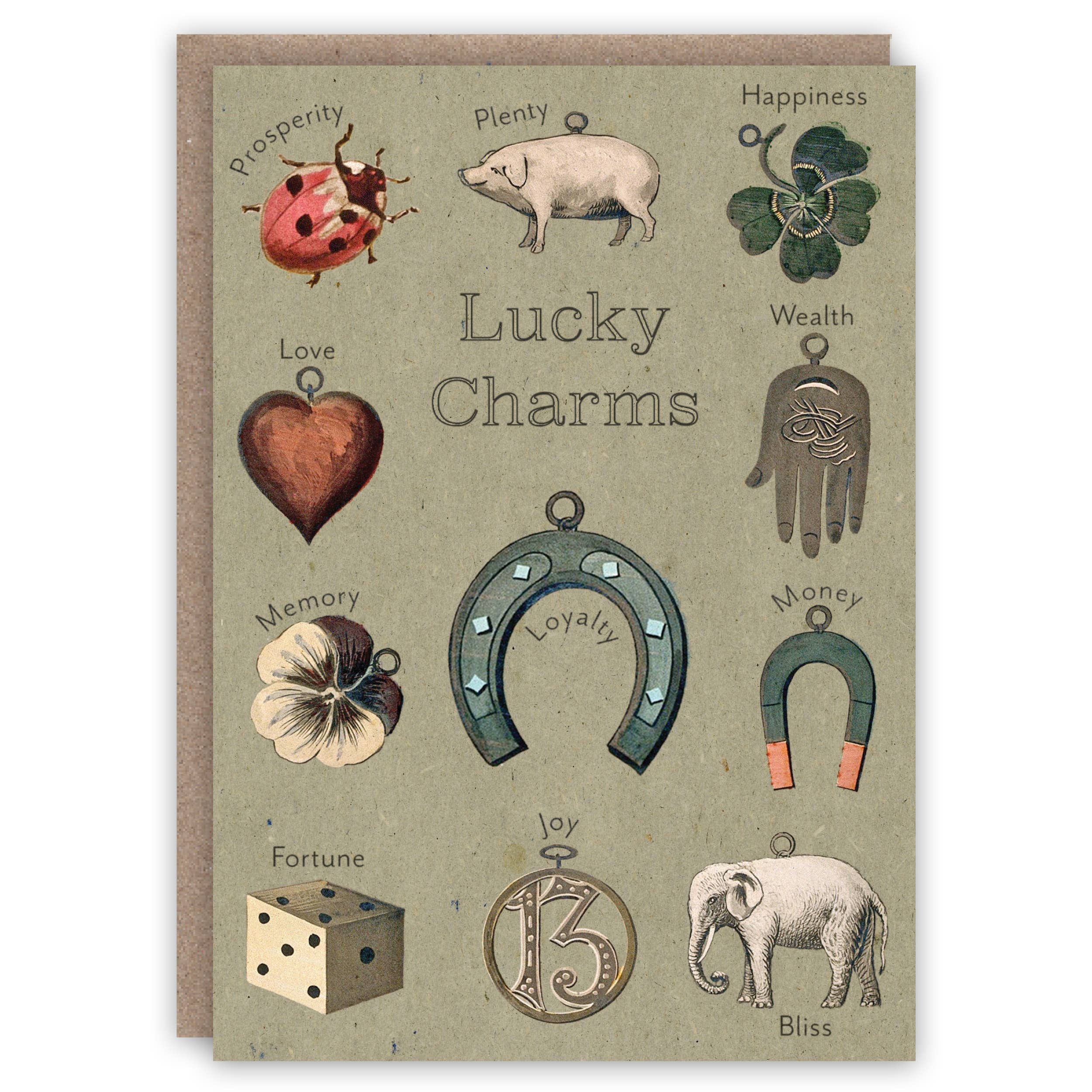 Lucky Charms greeting card