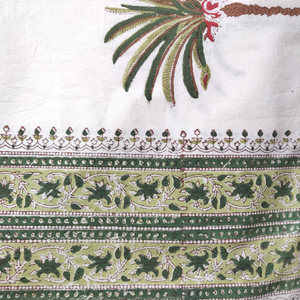 Palm Tree Green XXL Tablecloth - 70x134"