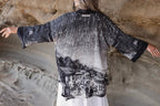 The Stargazer Matineé Duster (mid-length) w/ Celestial Print