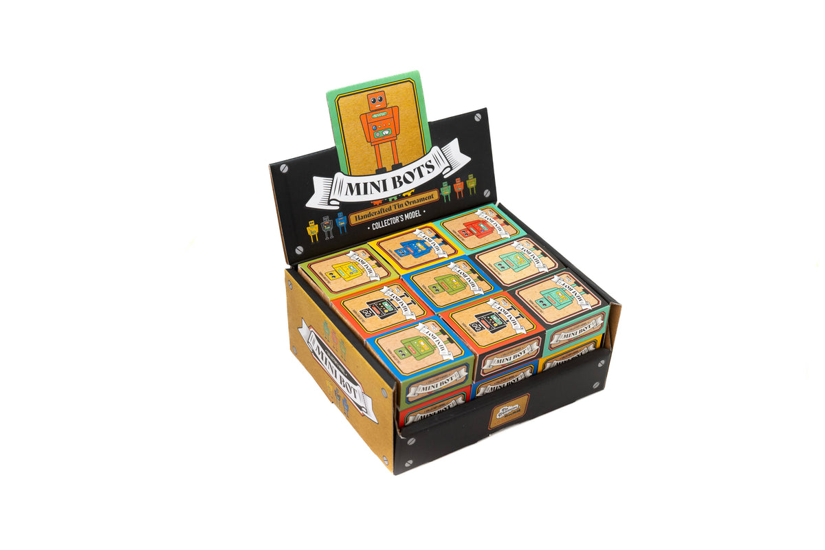 Tinplate Mini Robot Item (Display: 27 Units)