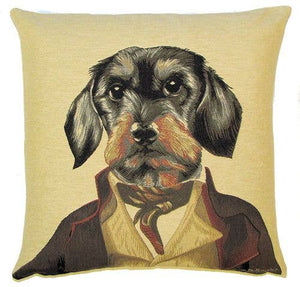 Dachshund Portrait Pillow