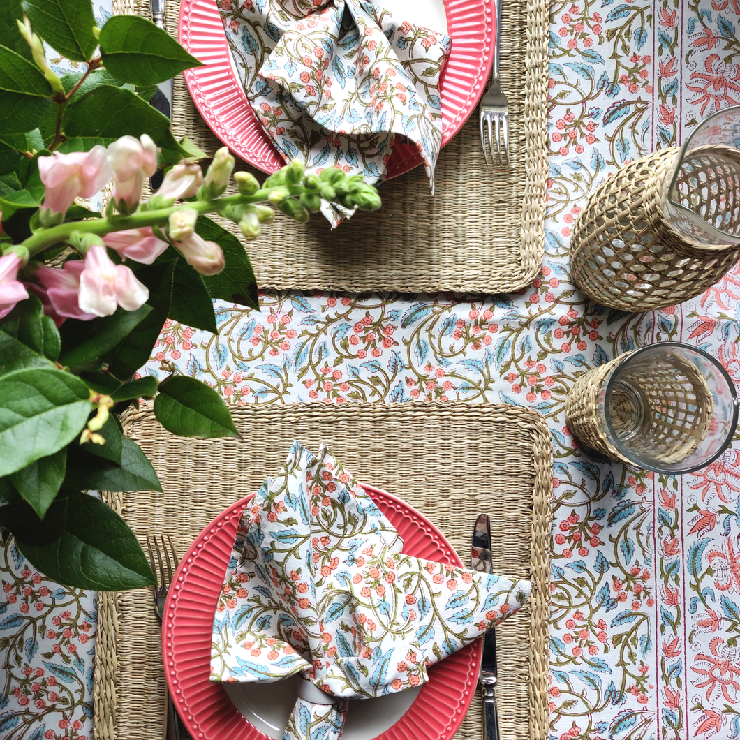 Rosie Rectangular Tablecloth: 150cm x 220cm (L) - 60