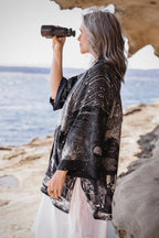 The Stargazer Matineé Duster (mid-length) w/ Celestial Print