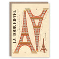 Eiffel Tower greeting card