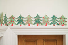 Charger l&#39;image dans la galerie, Christmas Trees Concertina Garland