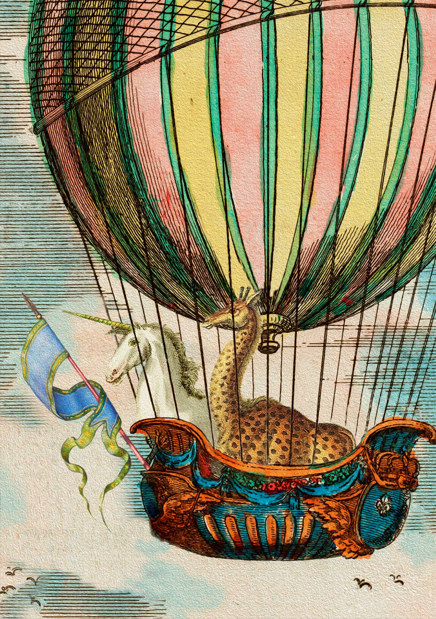 Carte de vœux vierge avec nuancier vintage