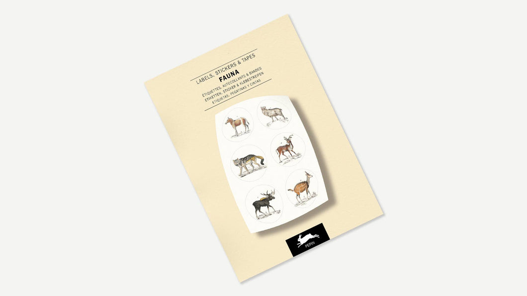 Fauna Label Sticker & Tape Book