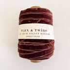 Flax & Twine 3/8" Velvet Ribbon - 30 Yards: Shell