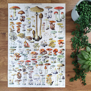 100 Piece Jigsaw - Vintage Mushrooms