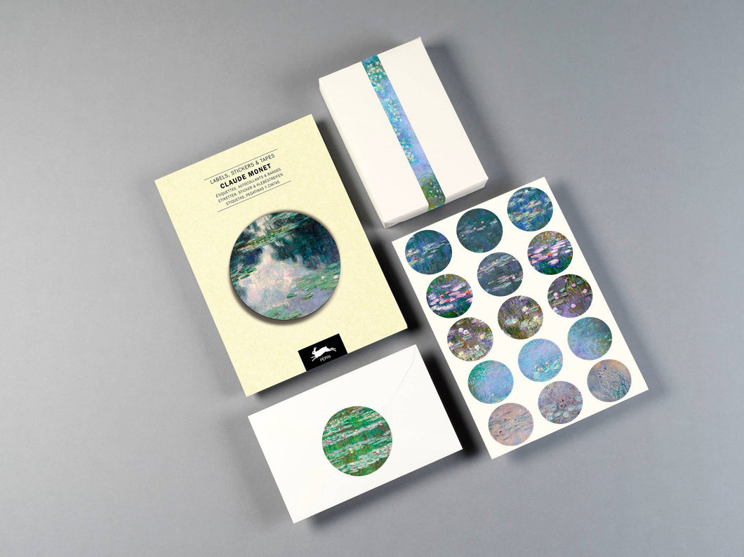 Claude Monet Label Sticker & Tape Book