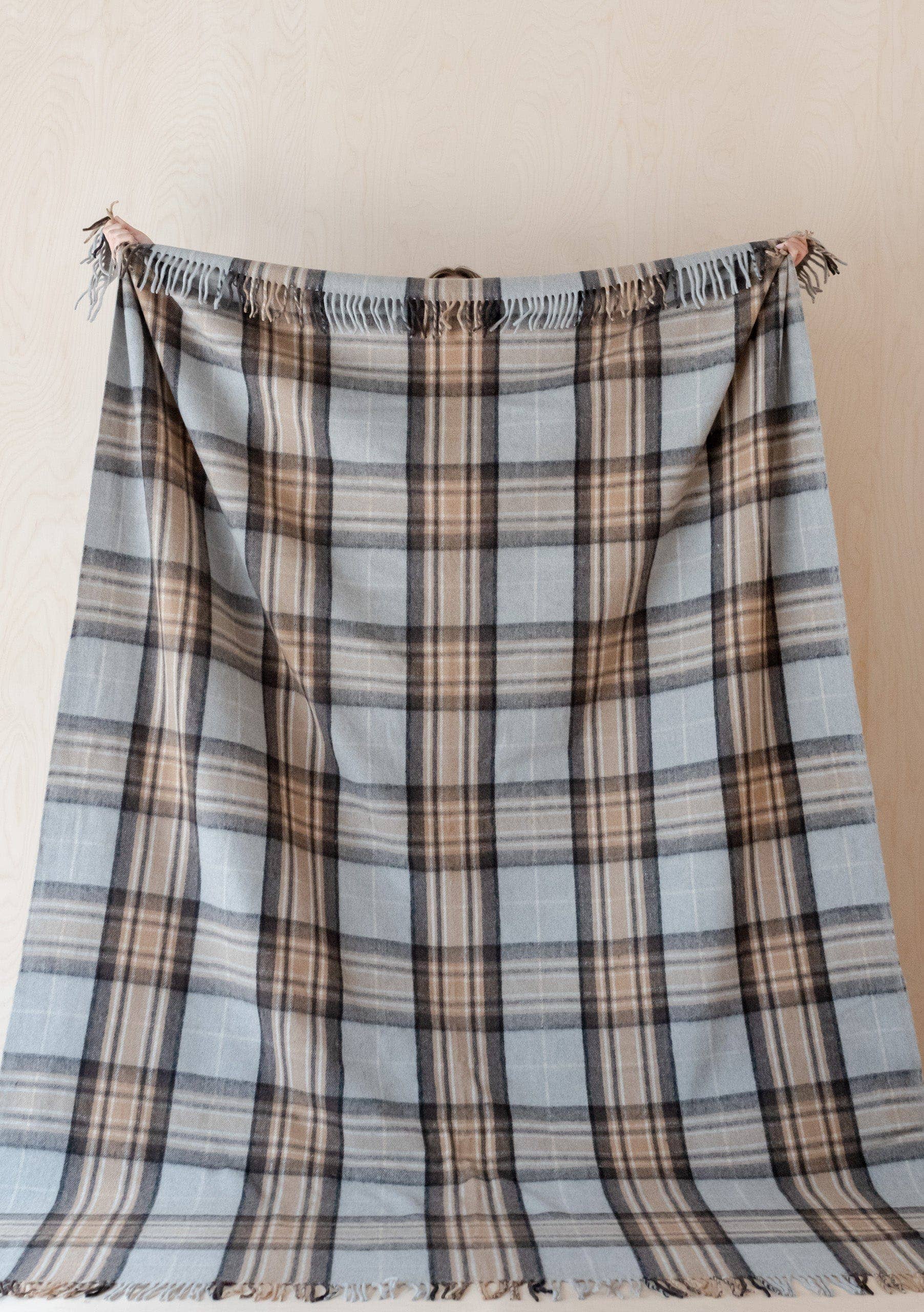 Recycled Wool Extra Large Blanket in Mackellar Tartan