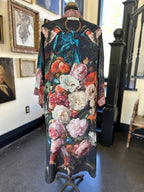 Flight of Fancy Opera Duster Kimono Robe Hummingbird