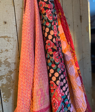Load image into Gallery viewer, Pink/Red Kantha