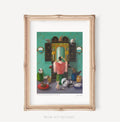 Miss Mink Lesson 1. Art Print