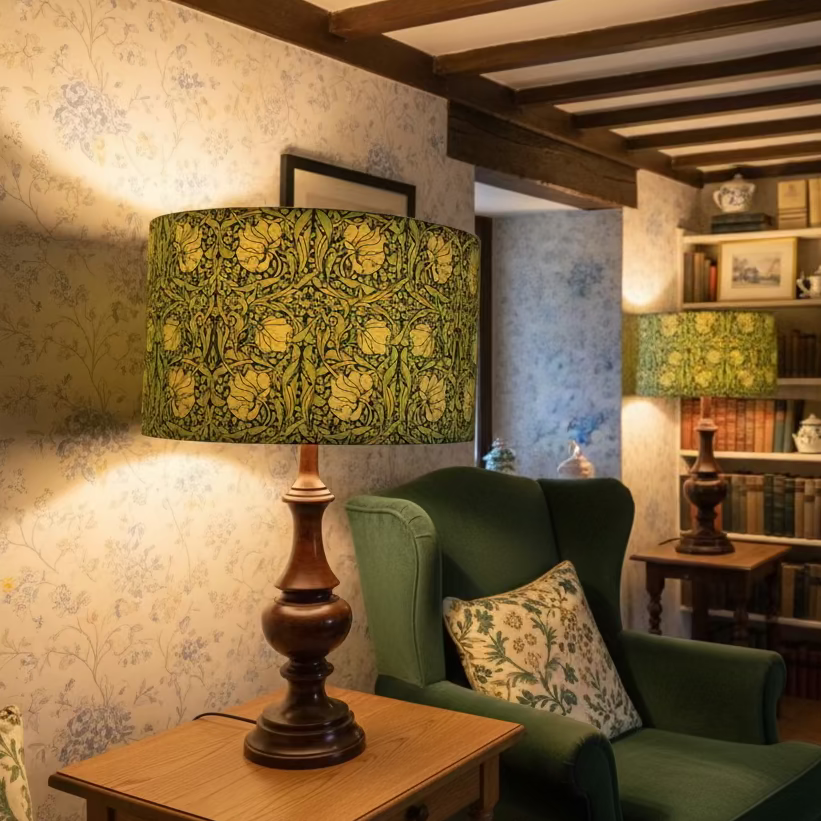 The Pimpernel Lampshade - Medium Scale Pattern