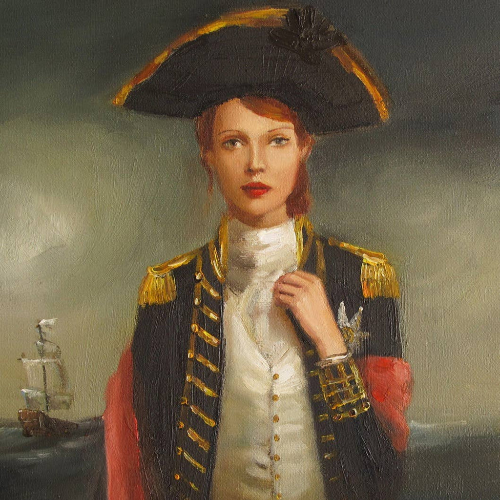 Impression artistique « Son visage a lancé un millier de navires » 10,75"x13,75"