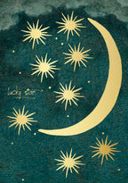 RS293P ~ Gold Foil Whimsical Greeting Card